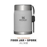 فلاسک غذا استنلی 400 میلی لیتری مدل کلاسیک لجندری رنگ خاکستری روشن - Image 2