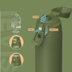 فلاسک دوجداره یک لیتری سانتکو مدل Nevis Sport - Image 3