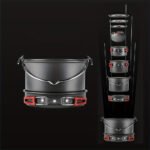 ست قابلمه بزرگ BRS مدل BRS-157 - Image 4