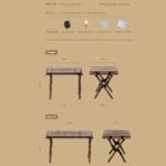 میز تاشو چوبی نیچرهایک مدل NH21JJ001 - Image 2